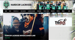 Desktop Screenshot of hardcorlacrosse.com